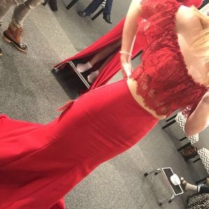 Clearance sale! Red dress. Top and skirt size 2.